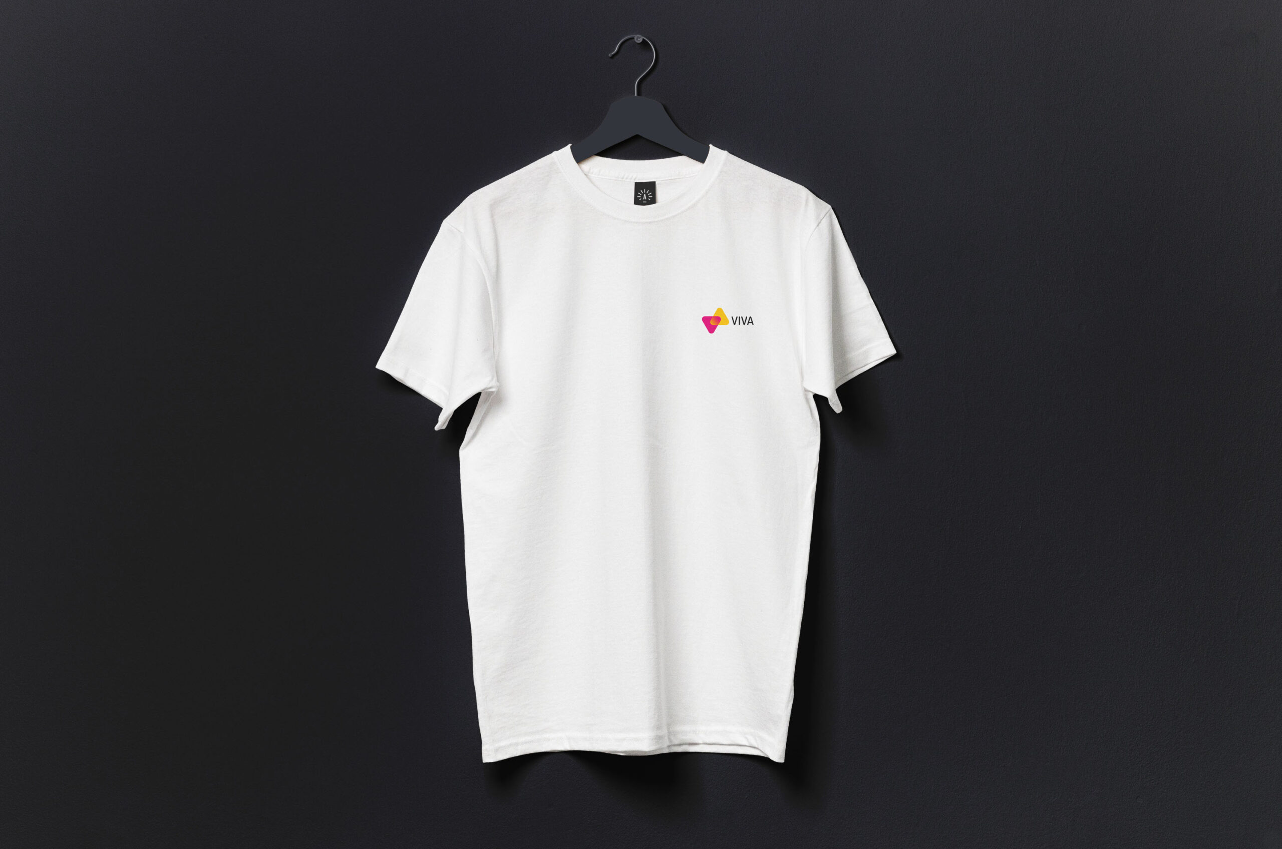 T-Shirt Mockup: VIVA Brand Identity Design